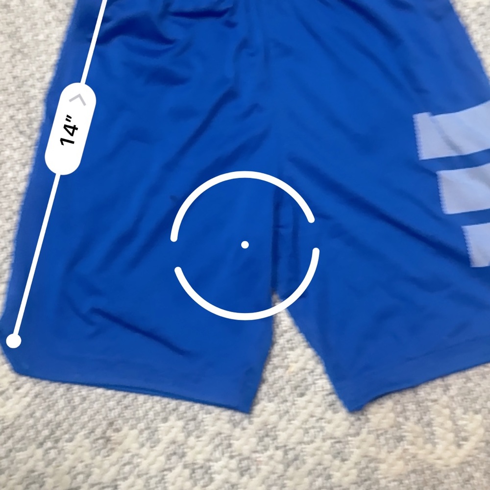 Adidas Royal Blue Sports Shorts - Picture 2 of 4